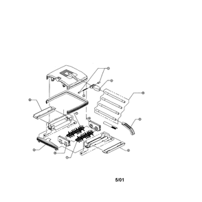 Part Location Diagram of 2-060273-000 Dirt Devil Brush